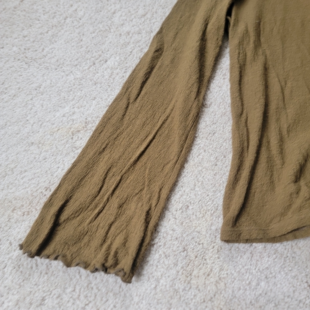 Madewell Texture & Thread Ruffled Mockneck Top - Picture 3 of 11